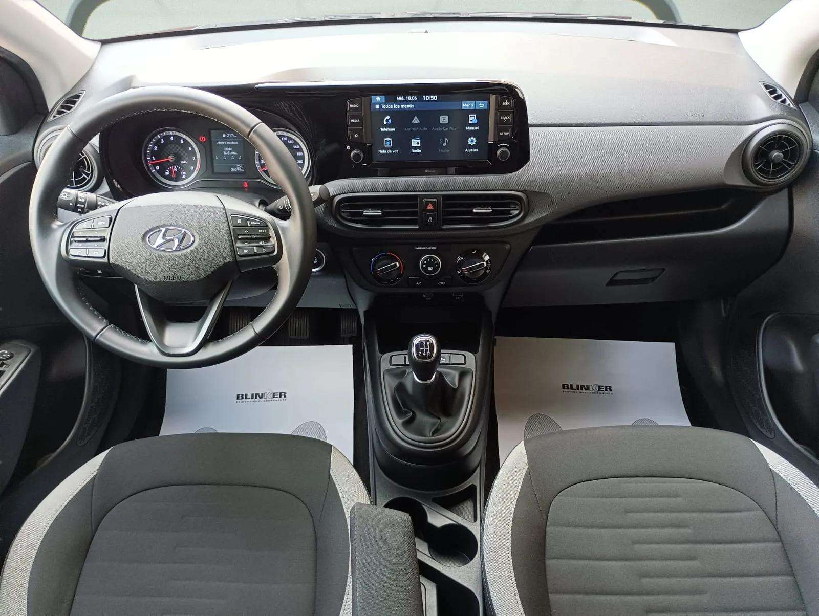 Hyundai i10 segunda mano, año de fabricación - 2021, color burdeos, precio 13990€ | foto-6