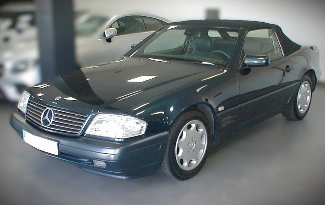 Mercedes-Benz Clase SL segunda mano, año de fabricación - 1996, color negro, precio 22990€ | foto-7